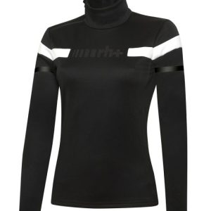 ZERORH+ LOGO W JERSEY Black/White/Metallic Black sottogiacca tecnico donna