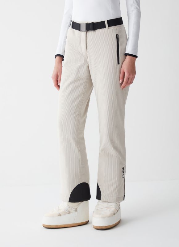 COLMAR TRENDY 0460R NEW CORDUROY 7YS Beige Purity pantalone sci donna in velluto